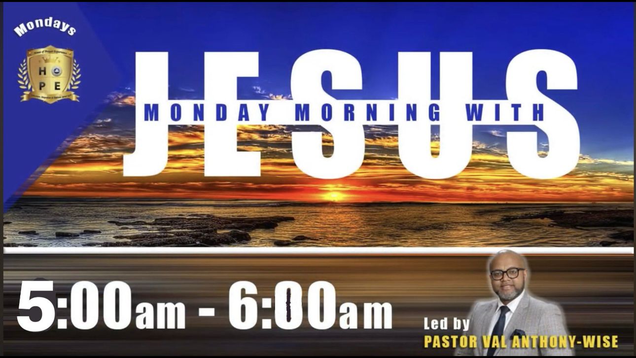 MONDAY MORNING WITH JESUS